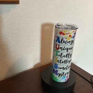 Autism Awareness Colorful Sunflower 20 oz
Straight Skinny Tumbler